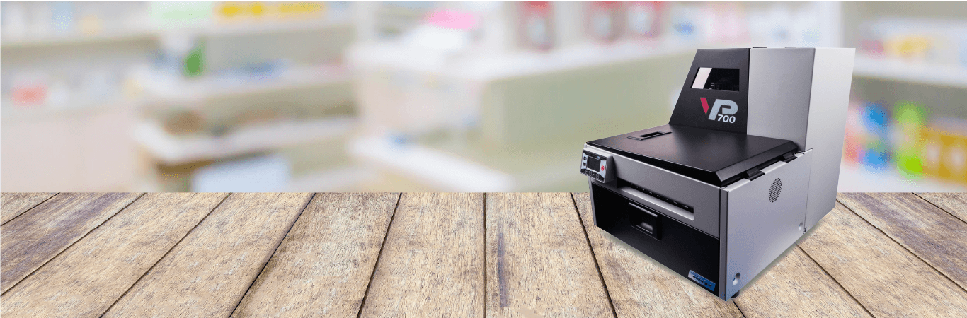 VP700 high speed commercial color label printer