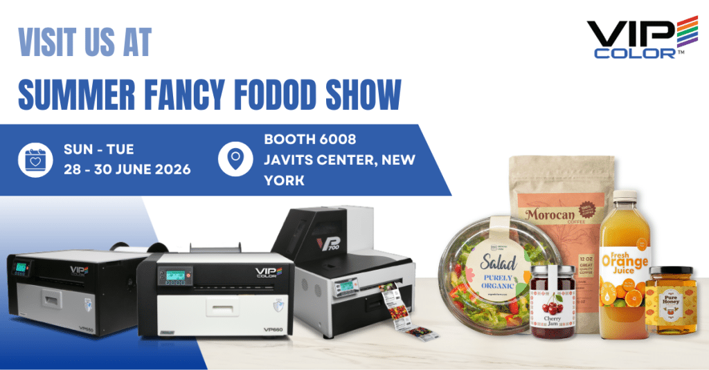 Visit VIPColor at summer fancy food show